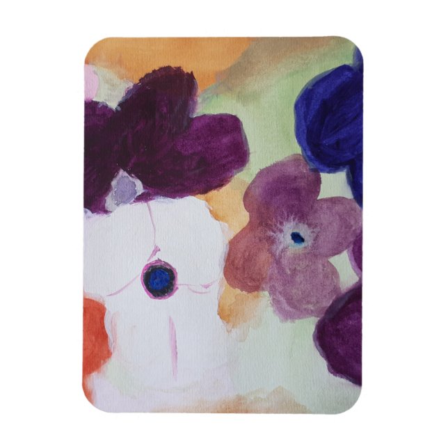 Vår Anemones Flexible Photo Magnet (Vertikal)