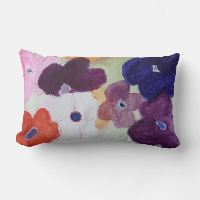 Vår Anemones Lumbar Cushion Lumbarkudde (Framsida)
