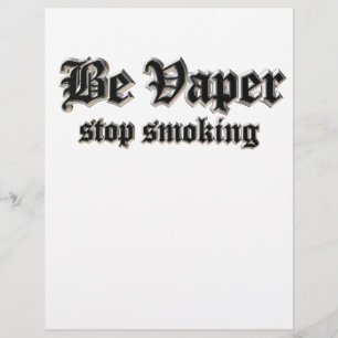 Var ånga, sluta röka reklamblad