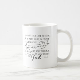 Var ängsliga för ingenting kaffemugg