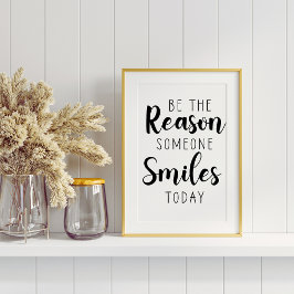 Var anledningen till att någon leker idag Motivt Poster