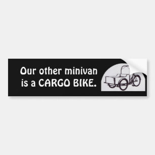 Vår annan minivan är en LASTCYKEL Bildekal