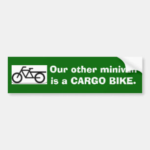 Vår annan minivan är en LASTCYKEL Bildekal