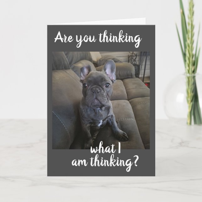 VÅR ANNIVERSARY, VAD ÄR TÄNKA JAG TÄNKER PÅ? C KORT (Framsida)