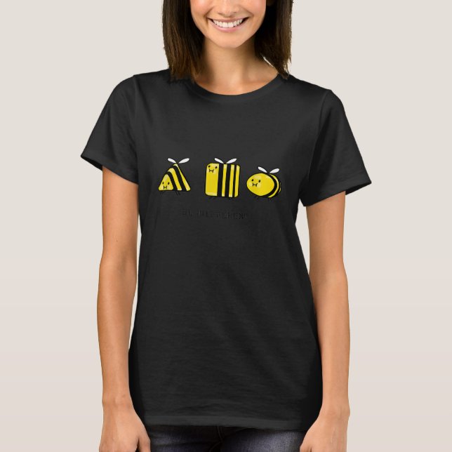 Var annorlunda Bees Funny Pun Bee Älskare biodling T Shirt (Framsida)