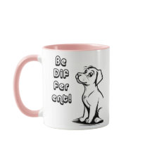 Var Annorlunda Smart Hund Mugg – Inspirerande Mini