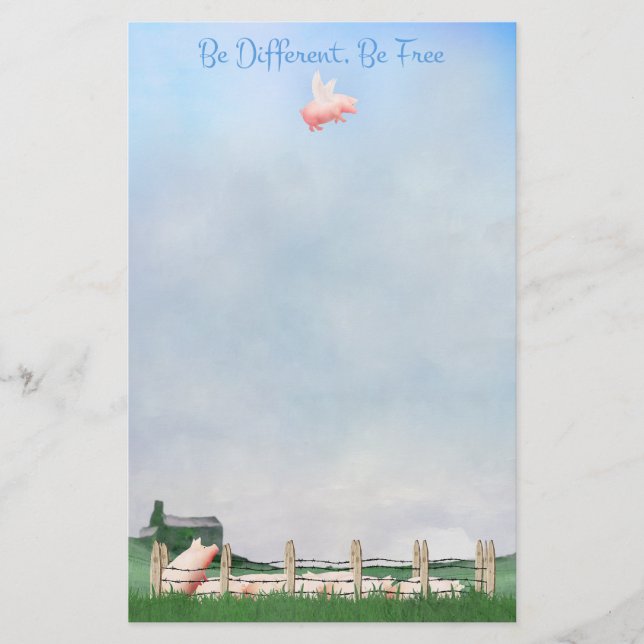 Var annorlunda, var fri brevpapper (Framsida)