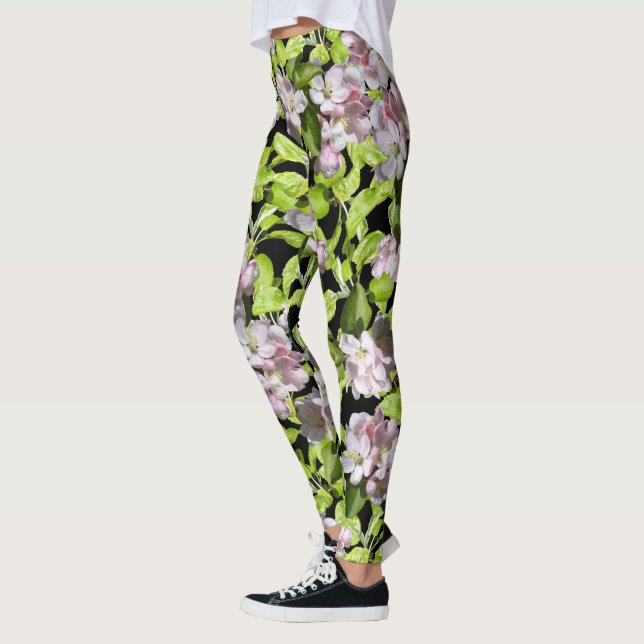 Vår Äppelblom Kvinnliga Leggings (Vänster)