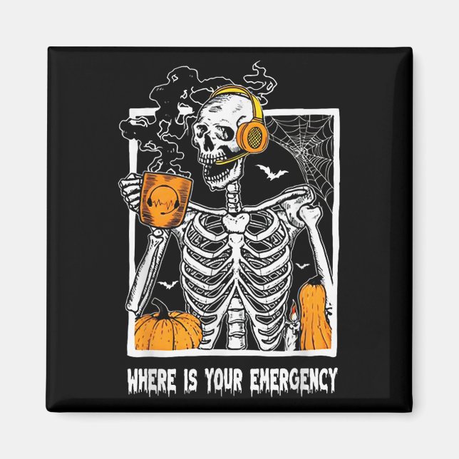 Var är Akutet - Skeleton Dispatcher Hall? Magnet (Framsidan)