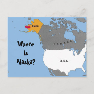 Var är Alaska? Vykort