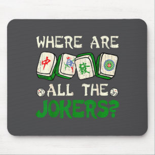 Var Är Alla S Roliga Kinesiska Mahjong-älskare  Musmatta