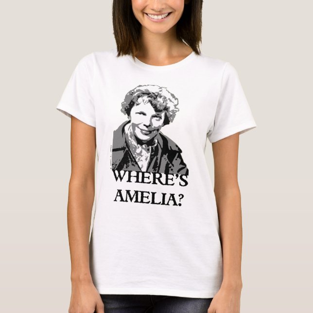 Var är Amelia Earhart kvinnaflyg Spleeburgen Tröja (Framsida)