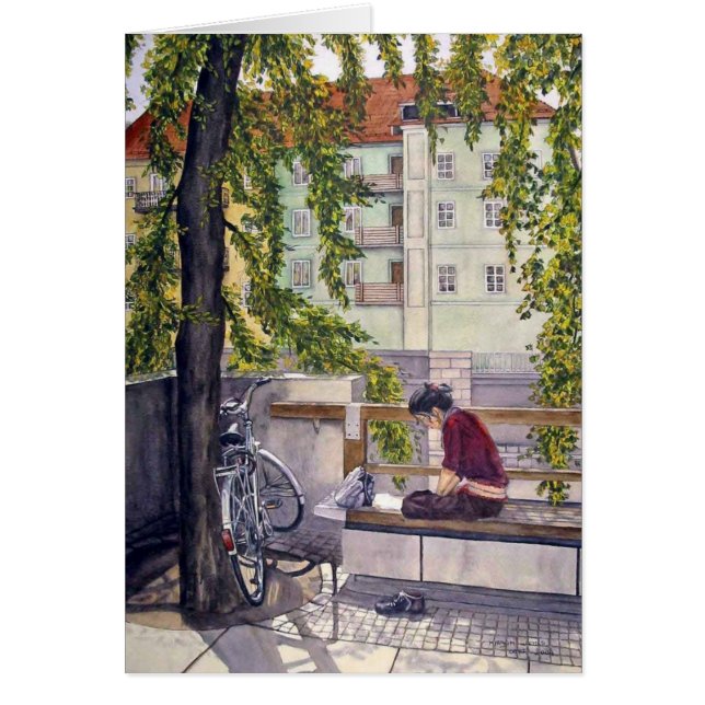 Var är annat skor? hälsningskort (Framsidan)