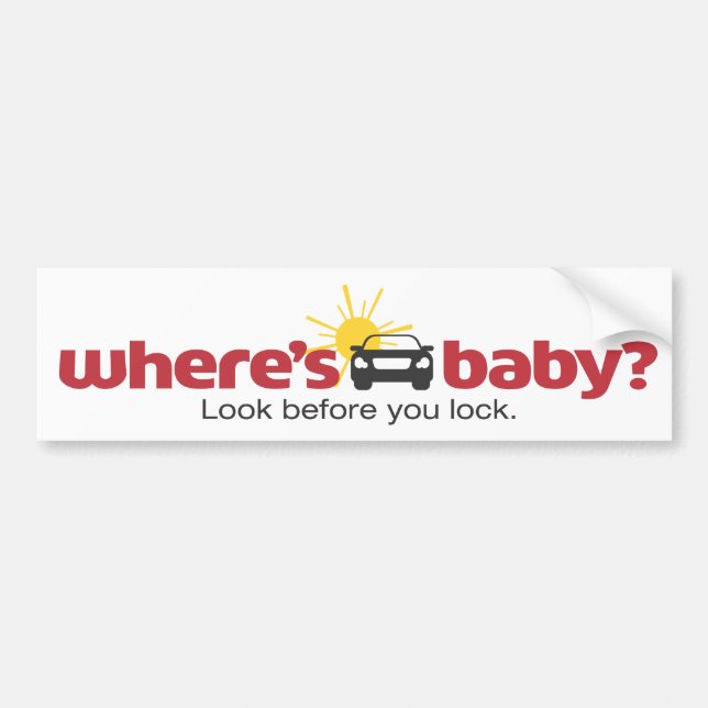 Var är babylooken, för du låser bildekal (Framsidan)