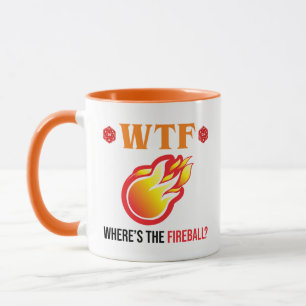 Var är brandbollen? mugg