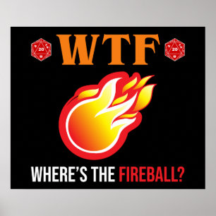 Var är brandbollen? poster