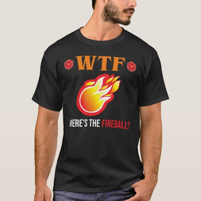 Var är brandbollen? t shirt (Framsida)
