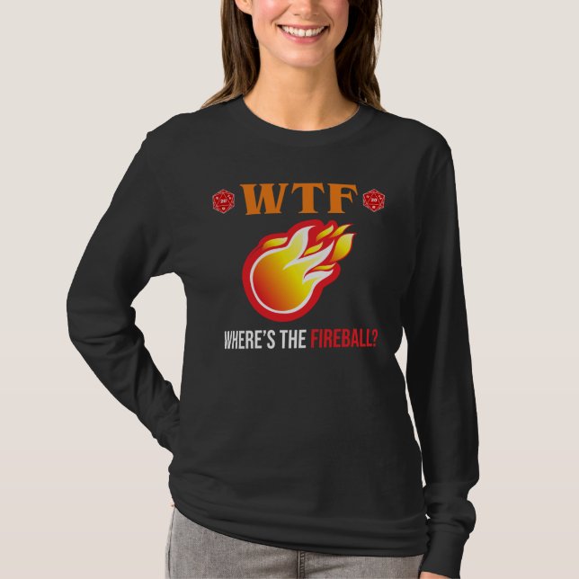 Var är brandbollen? t shirt (Framsida)