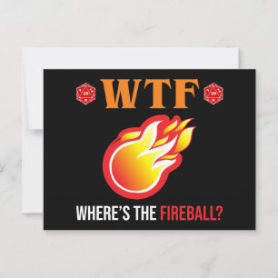 Var är brandbollen? vykort