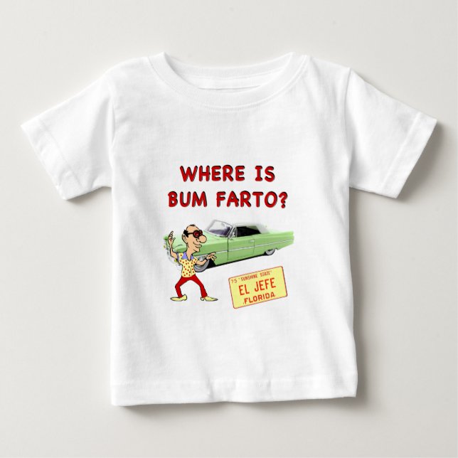 Var är Bum Farto? Tee Shirt (Framsida)