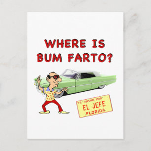 Var är Bum Farto? Vykort