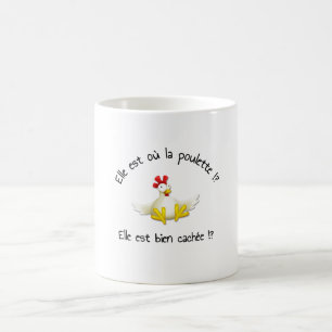 Var är Chicken? Är det väl Gömt? Kaffemugg