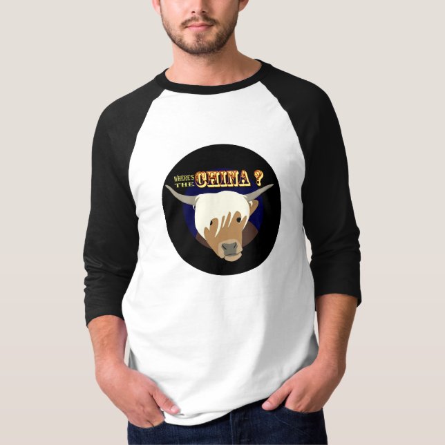 Var är chinan? t-shirt (Framsida)