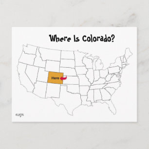 Var är Colorado? Vykort