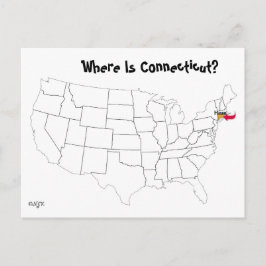 Var är Connecticut? Vykort