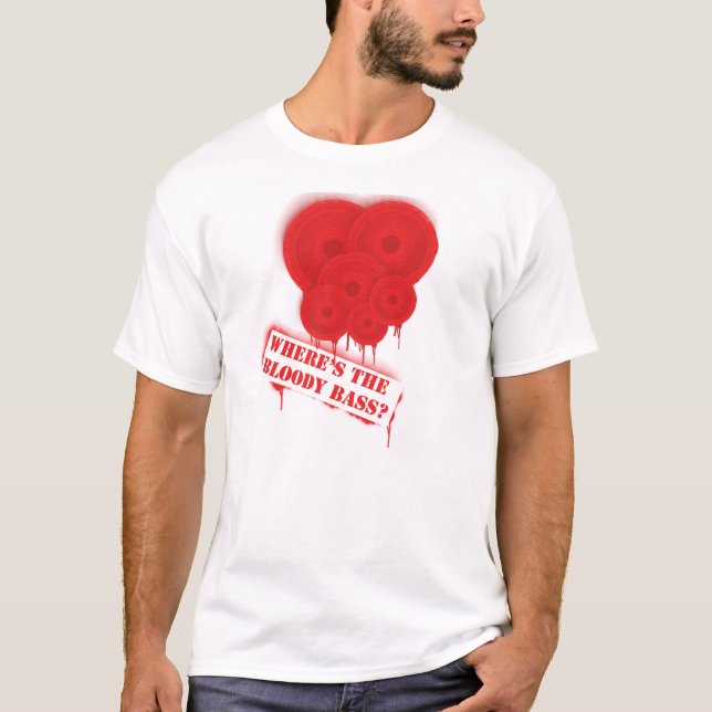 VAR ÄR DEN BLODIGA BASEN T-SHIRT (Framsida)