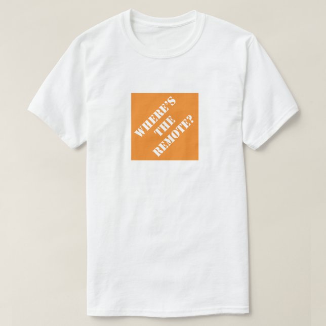 Var är den glupska Pappa Humous Fars dag? T Shirt (Design framsida)