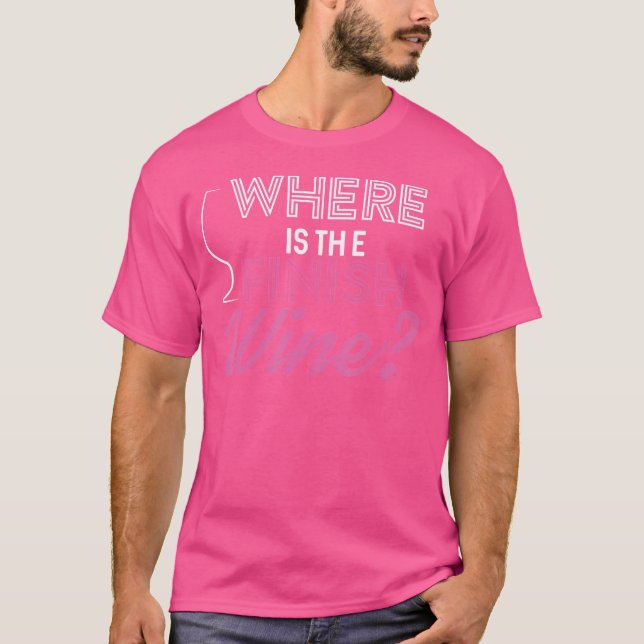 Var Är Det Finska Vinloppet T Shirt (Framsida)
