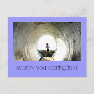 Var är din startlinje? vykort