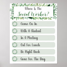 Var är dörrsignalen för arbetskontoret i Social?