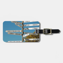 Var är du? bagagebricka