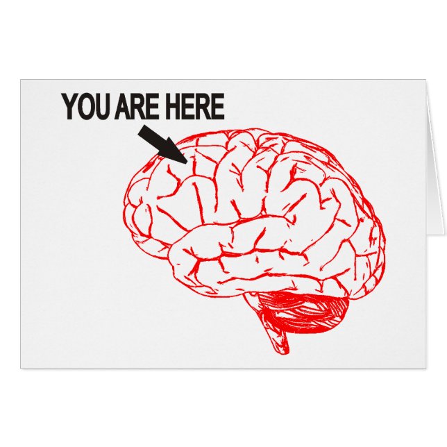 Var är du? hälsningskort (Framsidan Horizontal)