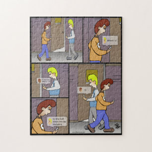 Var är du Jigszawa Puzzle? Pussel