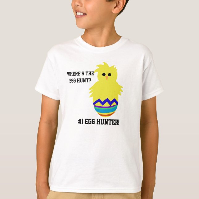 Var är Egg Hunt T-shirt? Tröja (Framsida)