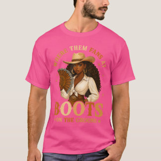 Var är fansen någonstans tjej t shirt