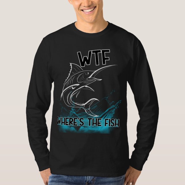 Var är fisken? t shirt (Framsida)