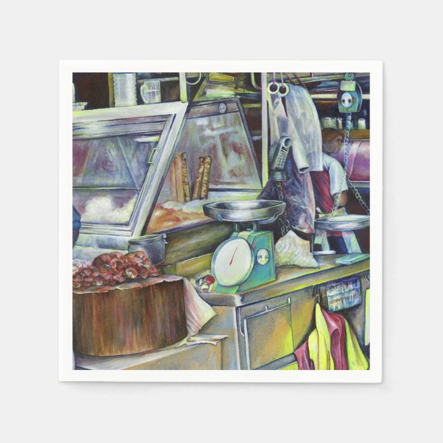 Var är fiskhuvud Curry? Singapore Pappersservett (Framsidan)