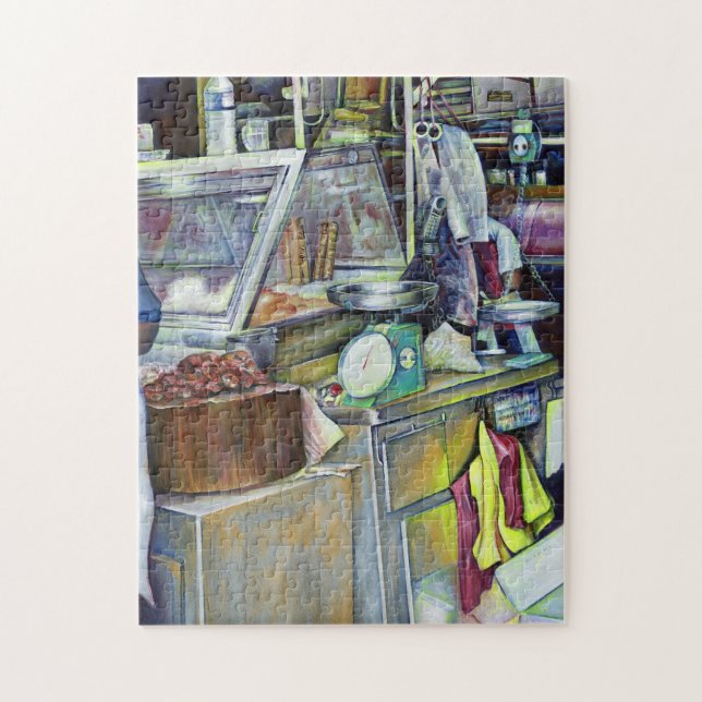 Var är fiskhuvud Curry? Singapore Pussel (Vertikal)