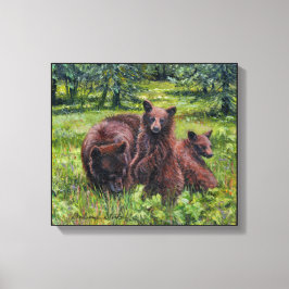 "Var är Goldilocks?" Canvastryck