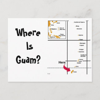 Var är Guam? Vykort