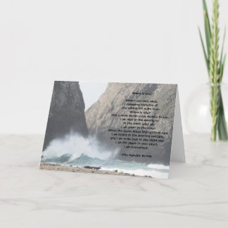 Var är guden? Inspirera tomt kort för dikt