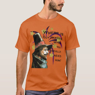 Var är Guy Fawkes när du behöver hans Verkligen Fi T Shirt