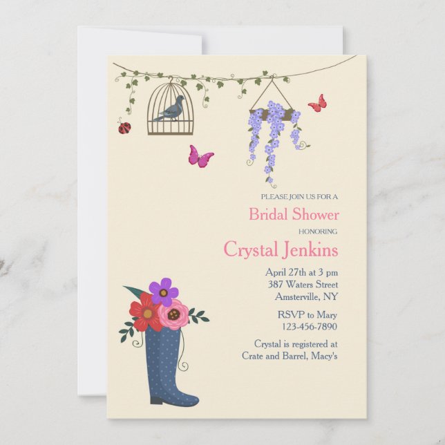 Vår är här inbjudan (Framsida)