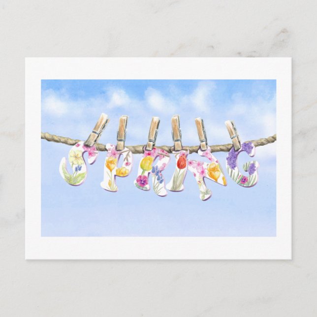 Vår är här vykort (Framsida)