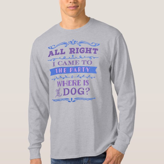 Var är hunden? t shirt (Framsida)