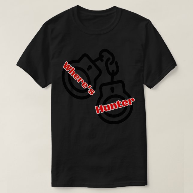 Var är Hunter? T Shirt (Design framsida)
